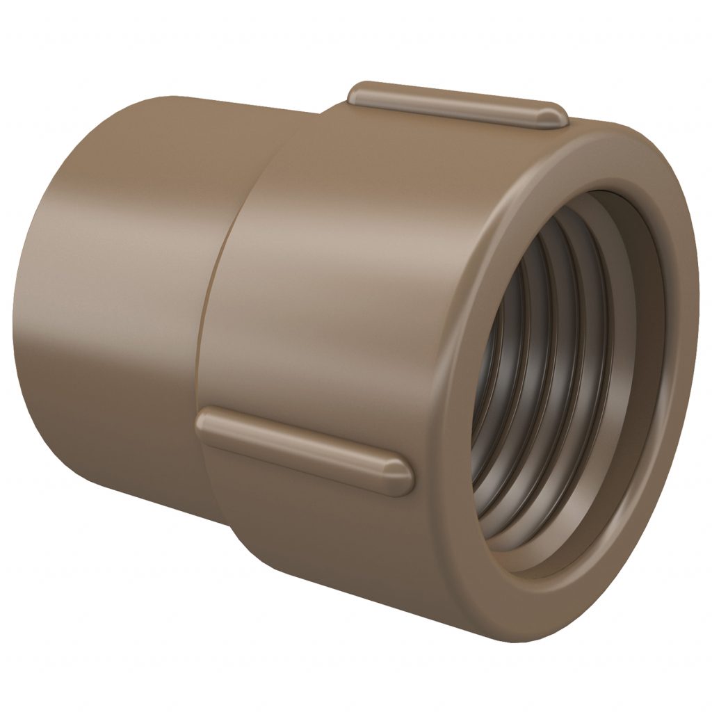 Luva Soldável e com Rosca 25mm x 3/4″ Fortlev – Hebrom Materiais