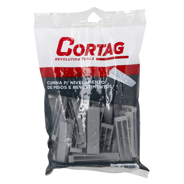 Cunha para Nivelamento Eco Cinza com 50 peças - Cortag - Image 2