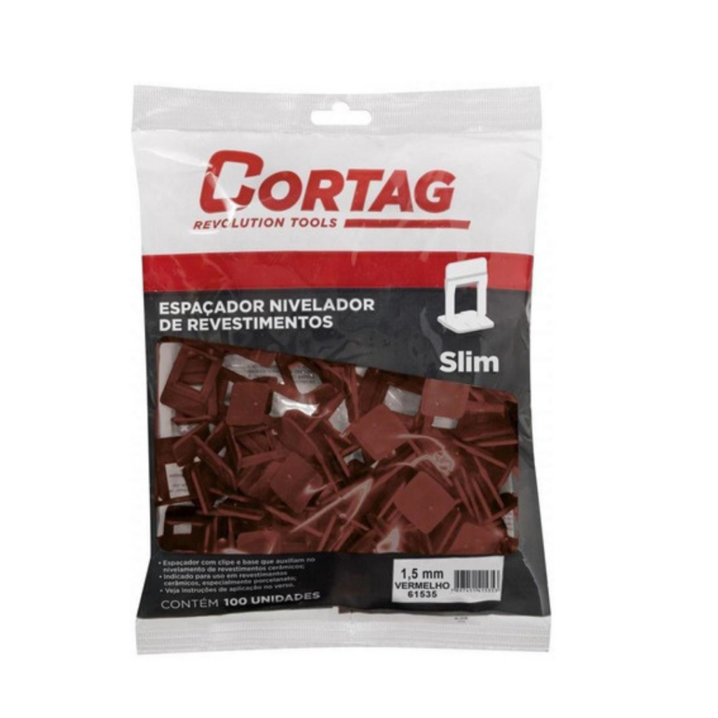 Espaçador Nivelador 1,5mm Eco com 50 peças - Cortag - Image 2