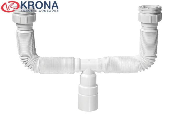 Sifão Sanfonado Universal Duplo - Krona - Image 3